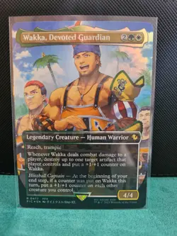 Wakka, Devoted Guardian (477/843) Final Fantasy Commander NM FOIL- Chocobo Track - Image 1