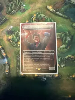 Ash, Destined Survivor (Puresteel Paladin) Borderless (1352) Foil - MTG - Image 1