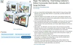 Magic: The Gathering Final Fantasy Collector’s Edition Commander Deck Bundle NEW - Image 5