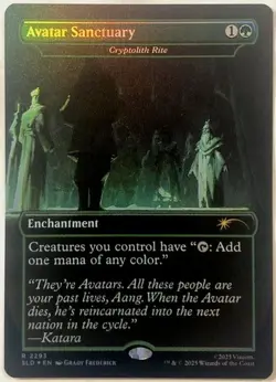Avatar Sanctuary - Cryptolith Rite (Rainbow Foil) Secret Lair Drop 2293 MTG Foil - Image 1
