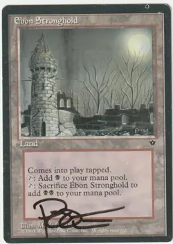 Fallen Empires Ebon Stronghold Signed by Mark Poole - Image 1