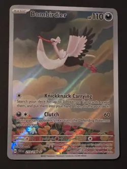 Bombirdier 219/198 SV01: Scarlet & Violet Base Set Illustration Rare Pokemon TCG - Image 1
