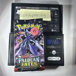 22.39g Paldean Fates Booster Pack Pokemon TCG New Sealed - Image 1