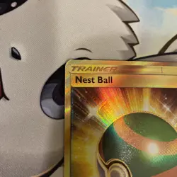 Pokemon Nest Ball Sun & Moon Base 158/149 Holo Secret Rare Gold Full Art 2017 MP - Image 4
