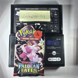 22.40g Paldean Fates Booster Pack Pokemon TCG New Sealed - Image 1