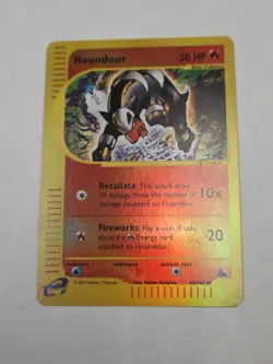 Pokemon TCG Houndour 66/144 Skyridge Reverse Holo - Image 1