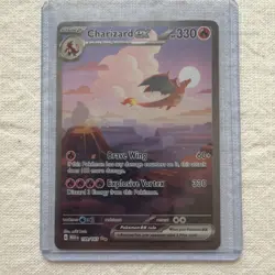 Pokemon TCG Charizard EX 199/165 Scarlet & Violet 151 Special Illustration Rare - Image 1