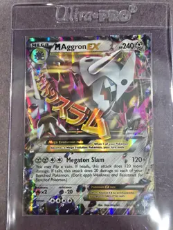 Pokemon TCG: Mega Aggron #94/160 XY Primal Clash Ultra Rare Holo - Image 1