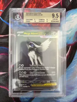 Pokemon Mega Evolution Mega Absol Ex SIR Gem Mint Bgs 9.5 - Image 1