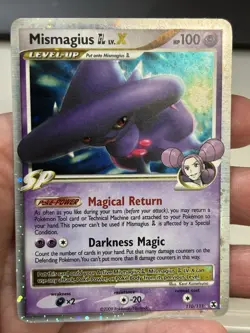 Mismagius GL Lv.X 110/111 Pokemon Rising Rivals Holo NM - Image 1