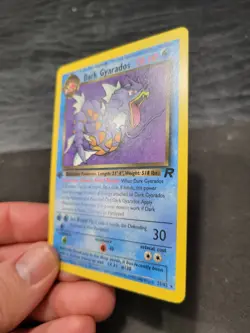 NM Pokemon Dark Gyarados 1ST EDITION Team Rocket 25/82 Non Holo - Image 4