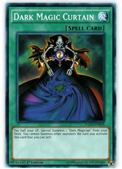 Dark Magic Curtain - YGLD-ENB18 - Common - 1st Edition - Lightly Played - Image 1