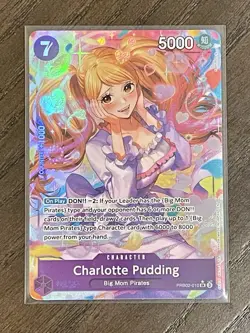 CHARLOTTE PUDDING - One Piece PRB02-010 - AA Alt Art SR - Image 1