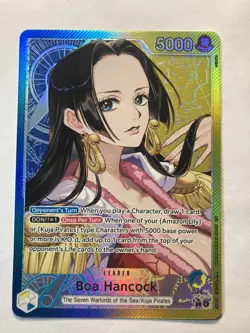 Boa Hancock - OP14-041 (Alternate Art) The Azure Sea's Seven Foil NM - Image 1