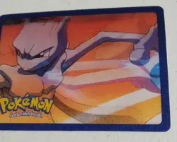 Rare Pokemon Mewtwo 1998 Nintendo Gamefreak Hasbro 3D Lenticular Promo Card - Image 2