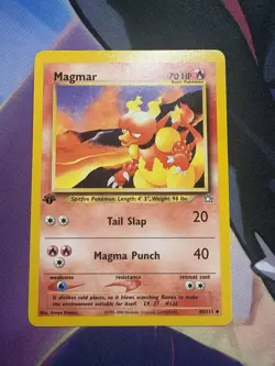 2000 Neo Genesis Magmar 40/111 1st Edition Wotc Vintage Pokemon Card NM - Image 1
