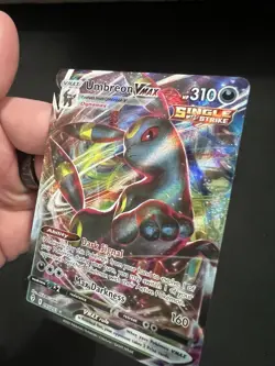 Pokemon TCG Umbreon VMAX Card Holo Single Strike Evolving Skies Mint - Image 5