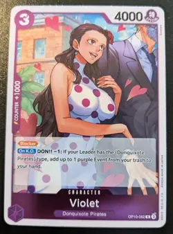 Violet OP10-062 R Foil Rare Royal Blood One Piece Card Game - Image 1