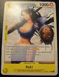 Raki OP06-113 Common Wings Of The Captain One Piece Card Game - Image 1