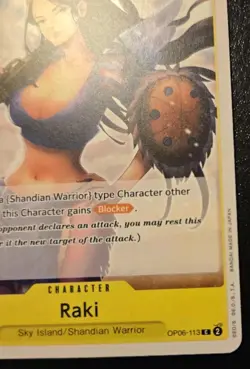 Raki OP06-113 Common Wings Of The Captain One Piece Card Game - Image 5