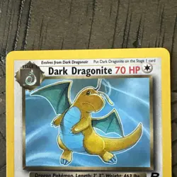 Dark Dragonite 22/82 Non-Holo Team Rocket Vintage Pokemon Card - Image 2