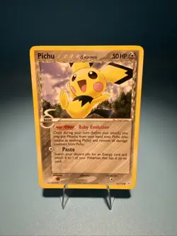 Pokemon Vintage Pichu Card From Holon Phantoms Delta Species #76/110 2006 - Image 1