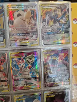 Pokemon TAG TEAM GX Card Bundle (9) – Pikachu Zekrom Gengar – PRXY Fan Display - Image 3