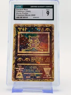 ANCIENT MEW Holo Rare Movie Promo Pokemon Card CGC 9 MINT - Image 1