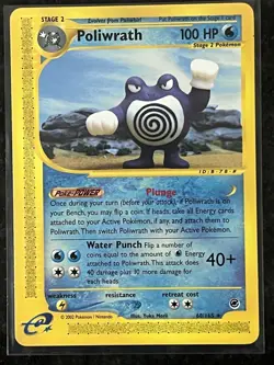 Poliwrath Expedition Base Set 60/165 Rare Vintage Pokemon TCG Card - Image 1