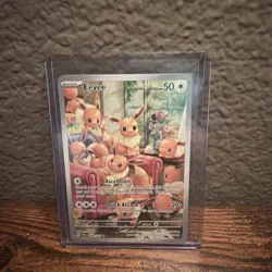 Pokemon TCG Scarlet & Violet Eevee Twilight Masquerade Illustration Card 188/167 - Image 1