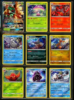 2017 Pokemon SUN & MOON BASE SET Near Complete HOLO Rare REVERSE FOIL Cards NM+ - Image 2