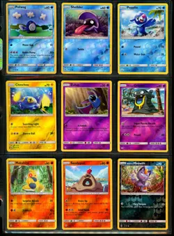 2017 Pokemon SUN & MOON BASE SET Near Complete HOLO Rare REVERSE FOIL Cards NM+ - Image 5
