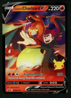 Lance's Charizard V SWSH133 SWSH: Sword & Shield Promo Cards Holo NM NEAR MINT! - Image 1