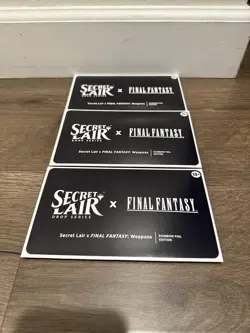 MTG Secret Lair Final Fantasy Complete English Foil Set Weapons X 3 INHAND - Image 1