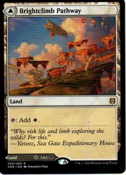 MTG: Zendikar Rising: Brightclimb Pathway: Lightly Played Condition - Image 1