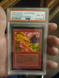 Magic The Gathering CHAOSLACE Collectors’ Edition PSA Grade 8 NM/M 1993 MTG - Image 2