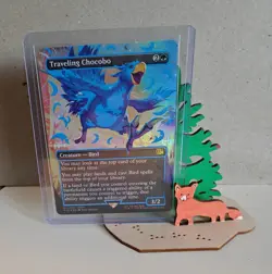 Traveling Chocobo, Neon Ink Blue - Magic: The Gathering - Image 1