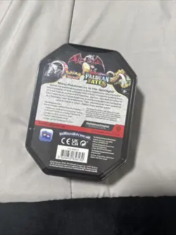 Pokemon TCG Scarlet & Violet Paldean Fates Charizard EX Tin, Sealed - Image 2