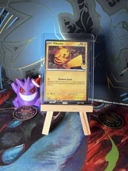 Pikachu Stamped Pokemon Day 2026 051/162 Cosmos Holo Promo NM TEF 51 - Image 1