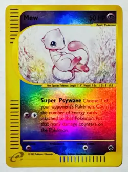 2002 Pokemon Expedition 19/165 Mew Reverse Holo Rare NM !! - Image 1