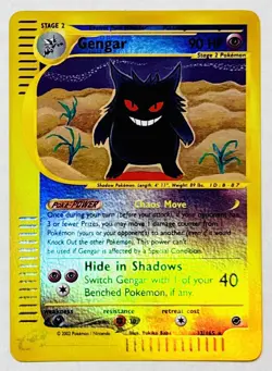2002 Pokemon Expedition Base Set 13/165 Gengar Reverse Holo Rare NM !! - Image 1