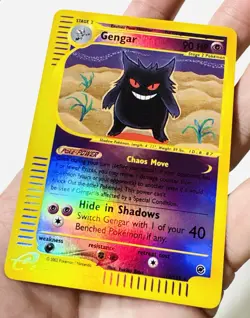 2002 Pokemon Expedition Base Set 13/165 Gengar Reverse Holo Rare NM !! - Image 5