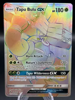 Tapu Bulu GX 149/147 Secret Rainbow Rare Burning Shadows Pokemon TCG - Image 1
