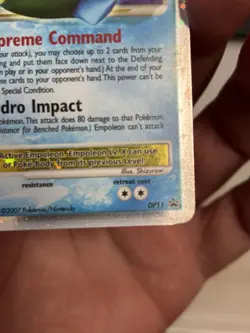 Pokemon - Empoleon LV.X Diamond and Pearl Promos DP11 NM - Image 3