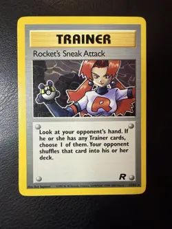 2000 Pokemon - Team Rocket's Attack #72/82 - Team Rocket Unlimited - Rare - LP+ - Image 1