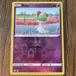 Pokemon Chilling Reign Reverse Holo Ralts 59/198 Pack Fresh! - Image 1