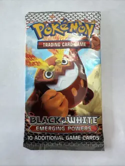 Pokemon TCG Black & White Emerging Powers Booster Pack Factory Sealed - Image 1