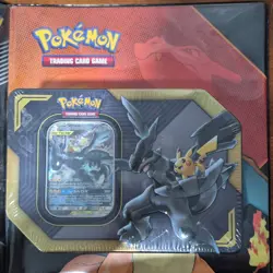 Pokemon TAG TEAM Tin Box Pikachu & Zekrom GX Sealed Booster Promo 2019 - Image 2