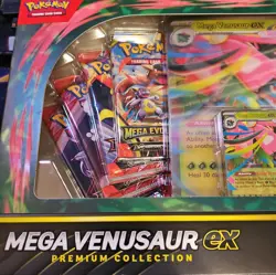 POKEMON MEGA VENUSAUR EX PREMIUM COLLECTION BOX SEALED - Image 1