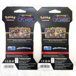 2 x Sealed Sleeved Pokemon TCG Phantasmal Flames Booster Packs Mega Evolution - Image 2